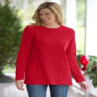 Ultra Soft Waffle Thermal Sweatshirt image number null