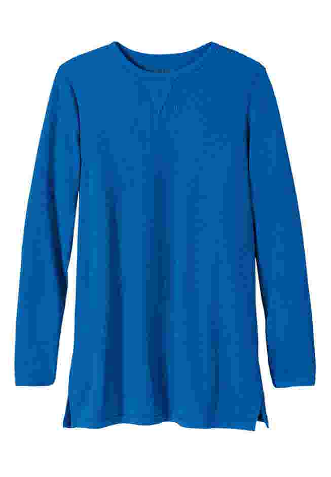 Ultra Soft Waffle Thermal Sweatshirt image number 2