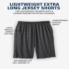 Lightweight Longer Length Jersey Shorts image number 3