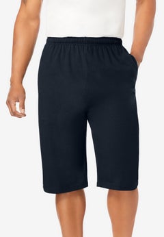 Lightweight Longer Length Jersey Shorts