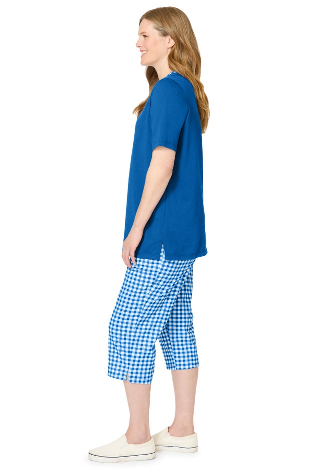 2-Piece Tunic Capri Set image number 2