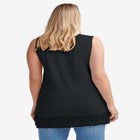 Lace Hem Tunic Tank image number null