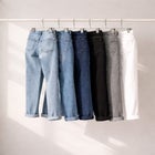 Mid-Rise Stretch 5-Pocket Relaxed Fit Boyfriend Jeans image number null