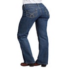 Mid-Rise 5-Pocket Stretch Bootcut Jean image number null