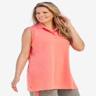 Sleeveless Polo Tunic image number null