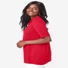 Stretch Cotton Polo Tee image number null