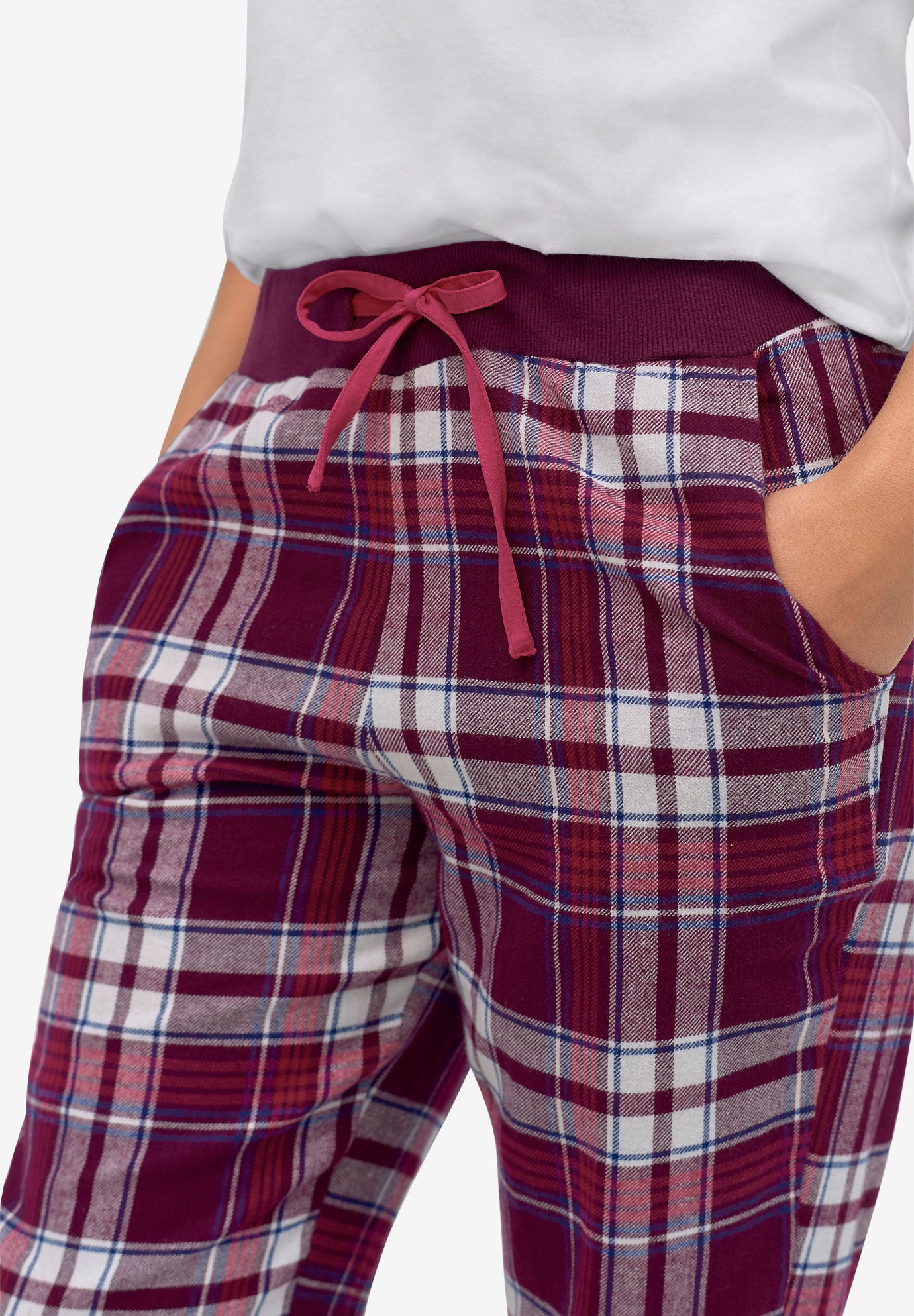 Plaid Flannel Sleep Pants image number 2