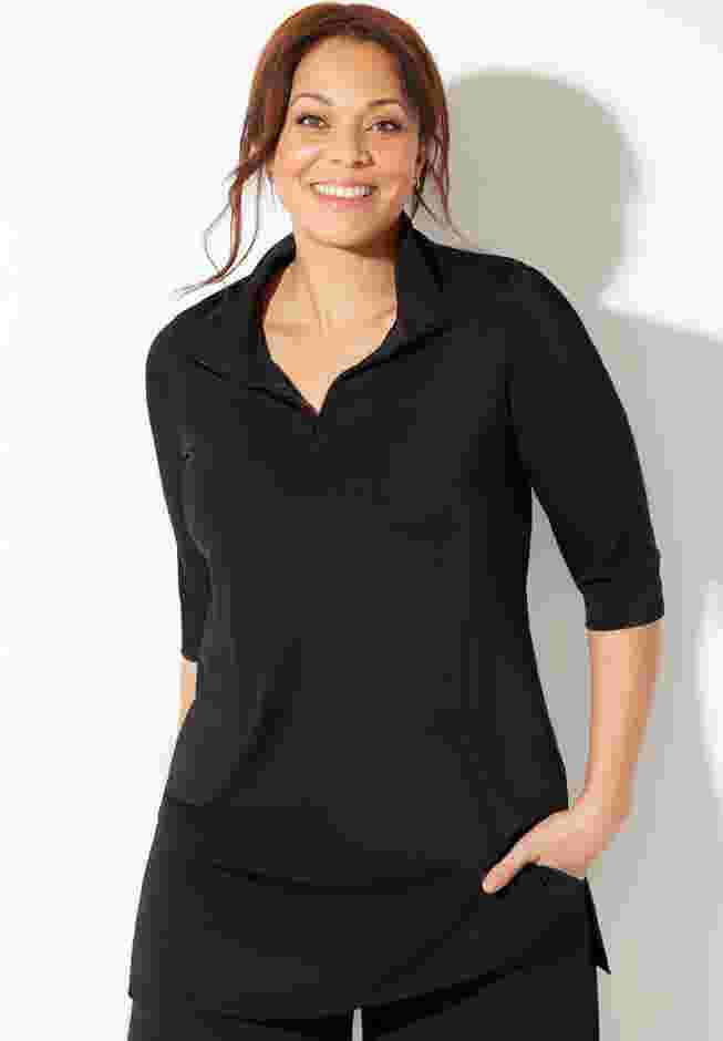 Sun Resistant Quarter Zip Swim Top image number 0
