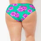 Side Shirred High Waist Swim Brief image number null