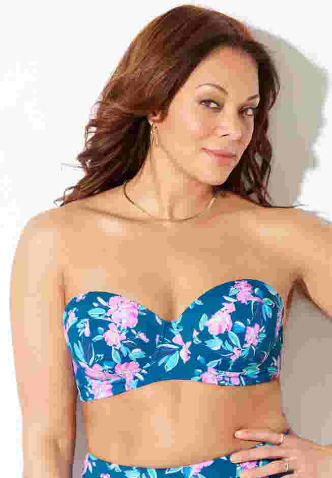 Puff Sleeve Underwire Bikini top image number 4