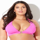 Adjustable Knot Halter Bikini Top image number null