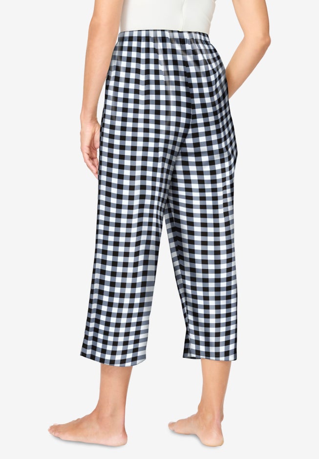 Woven Sleep Capri Pant image number 1