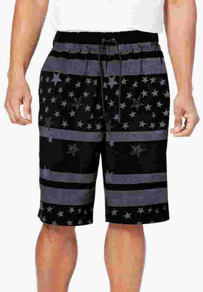 Basic 8" 4-way Flex Swim Trunk image number 0