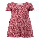 Short Sleeve Fit & Flare Knit Dress image number 2