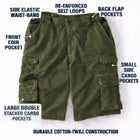 Ranger 12" Stacked Cargo Pocket Shorts image number 0