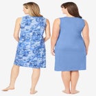 2-Pack Sleeveless Sleepshirt image number null