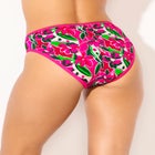 Shimmer Contrast Trim High Waist Swim Brief image number null