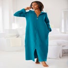 Short Hooded Sweatshirt Robe image number null