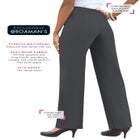 Plus Size Classic Bend Over&reg; Structured Straight Leg Pull-On Pant image number null