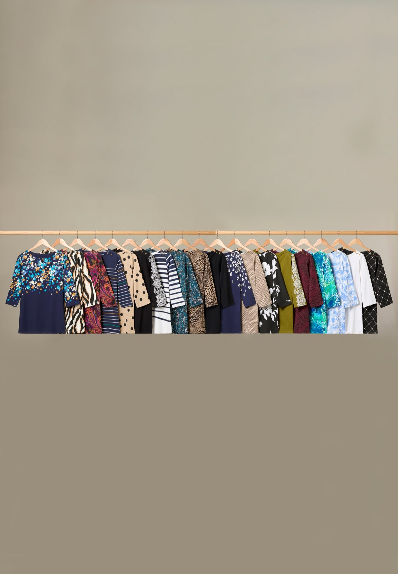 Stretch Cotton Boatneck Tunic image number 6