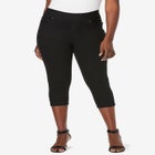 Comfort Waist Stretch Denim Capris image number 0