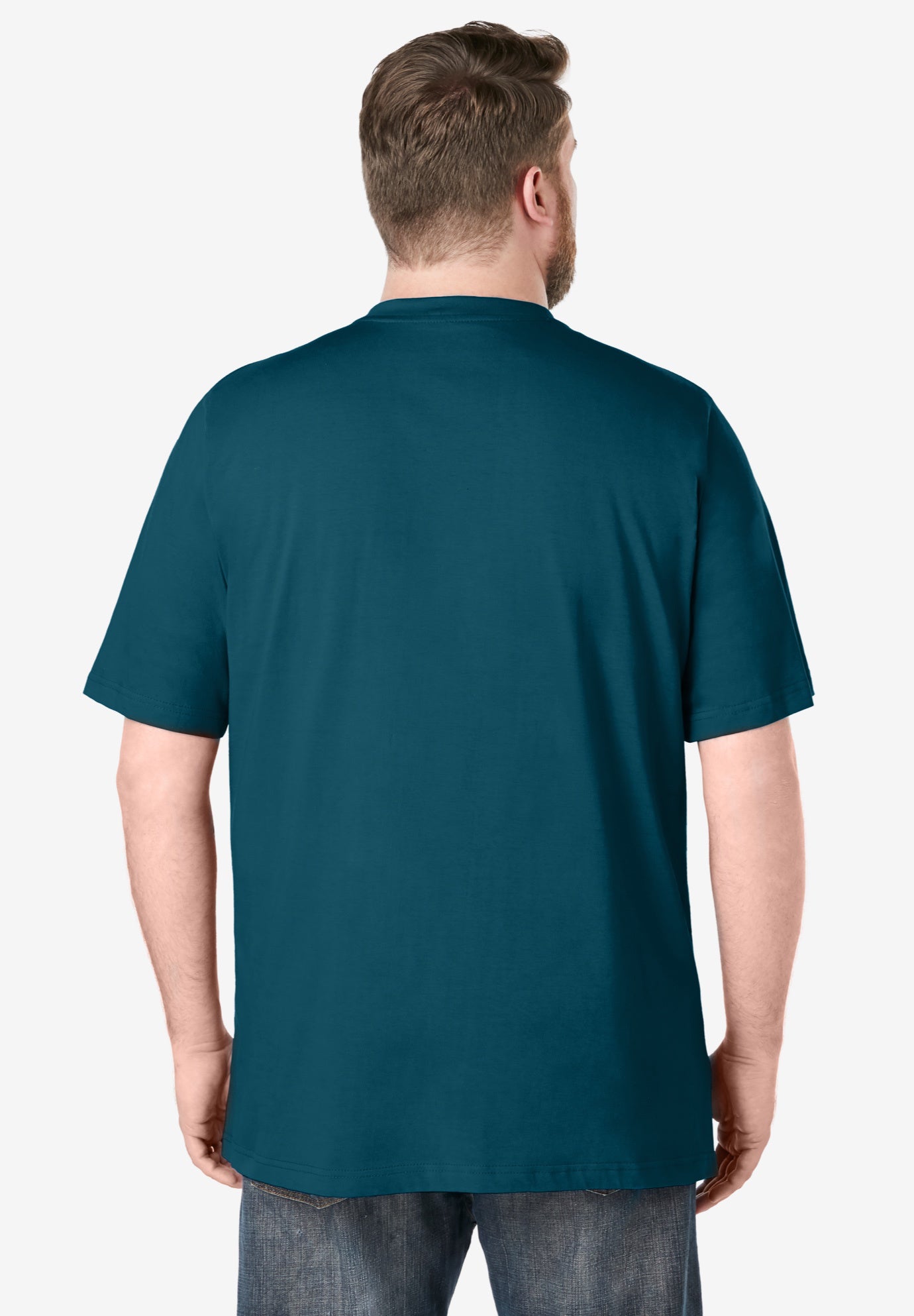 Heavyweight Short-Sleeve Henley Shirt image number 1