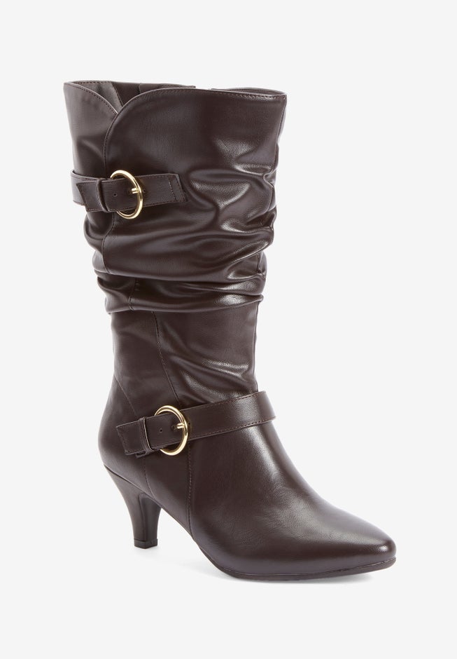 The Millicent Wide Calf Boot image number null