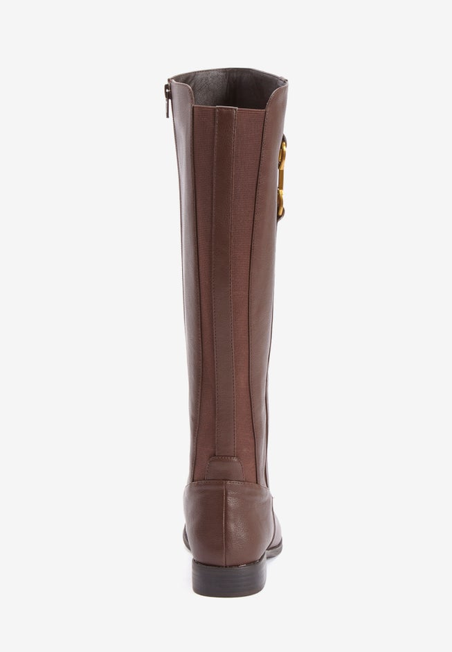 The Azalia Tall Wide Calf Boot By Comfortview image number 1