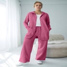 Wide Leg French Terry Sweatpant image number null