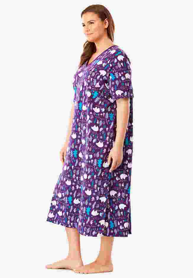 Long Print Sleepshirt image number 3