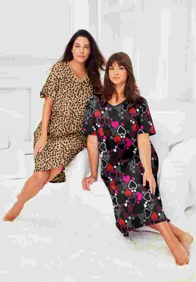 Long Print Sleepshirt image number 6