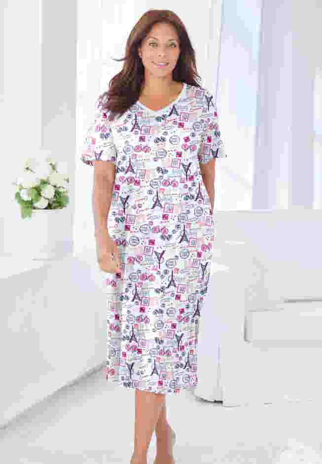 Long Print Sleepshirt image number 7