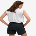 Mid-Rise Stretch Cotton 2-Pocket Chino Shorts image number 1