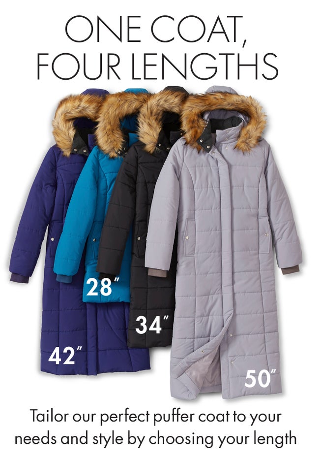 Plus Size Short Length Puffer Coat image number 5