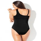 Twist One Shoulder Adjustable Strap One Piece Swimsuit image number null