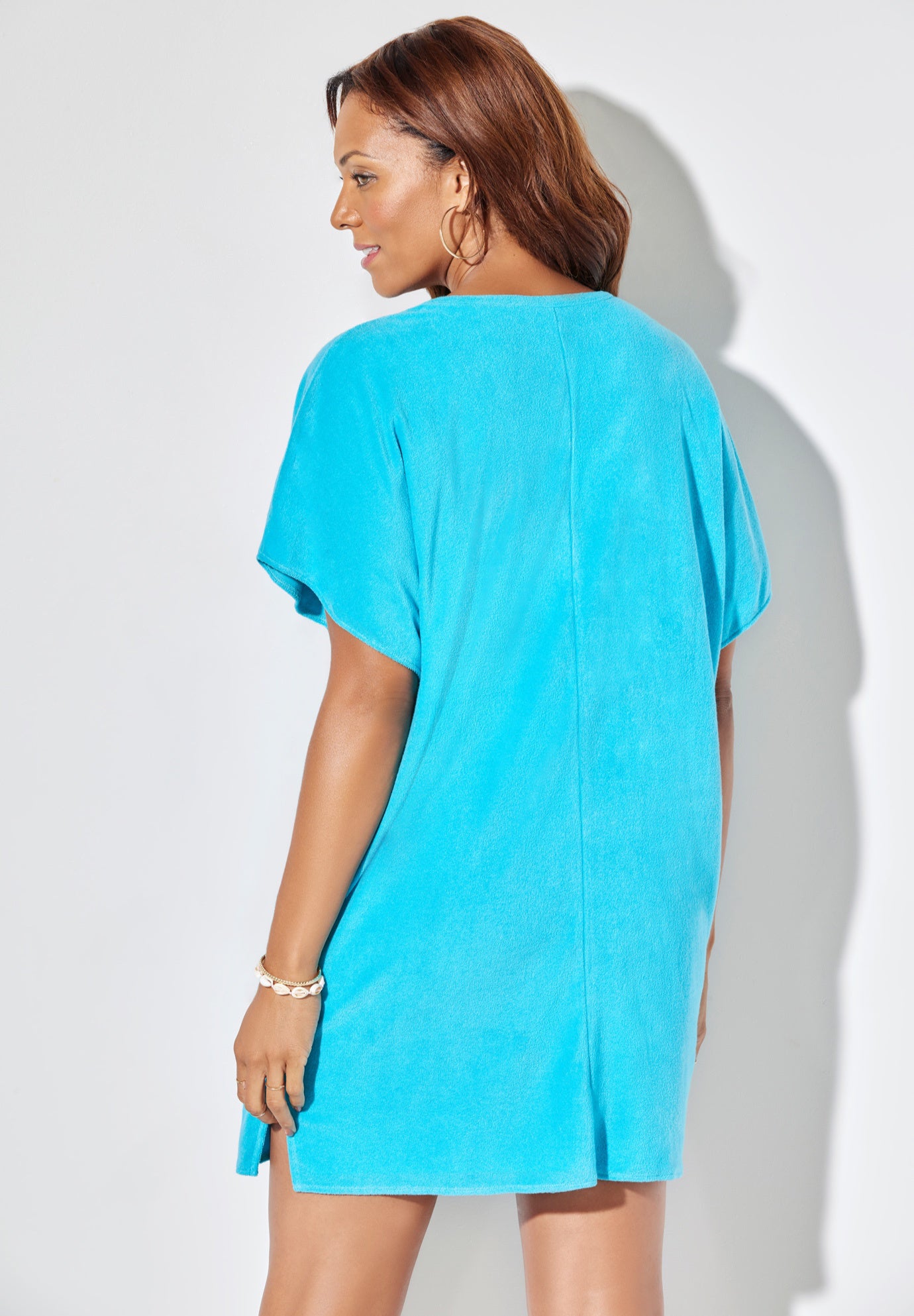 French Terry Lightweight Cover Up Tunic image number 1