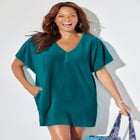 French Terry Lightweight Cover Up Tunic image number null
