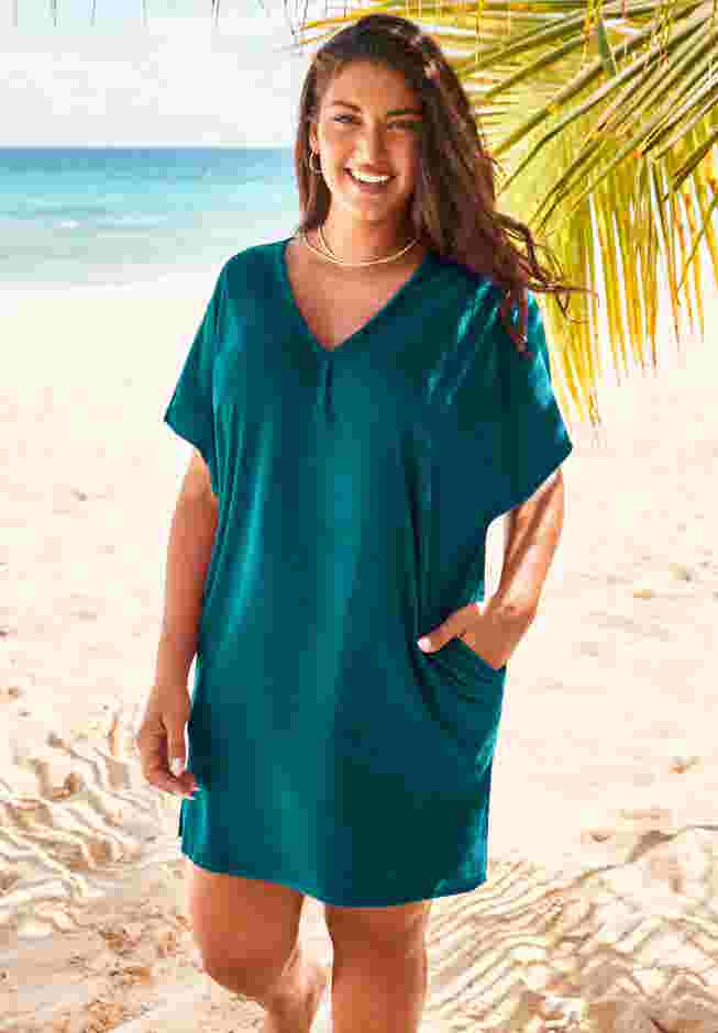 French Terry Lightweight Cover Up Tunic image number 0
