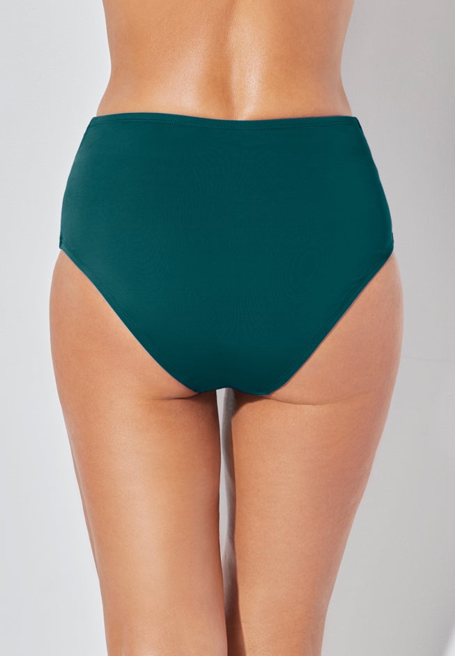 High Waist Twist Swim Brief image number 1