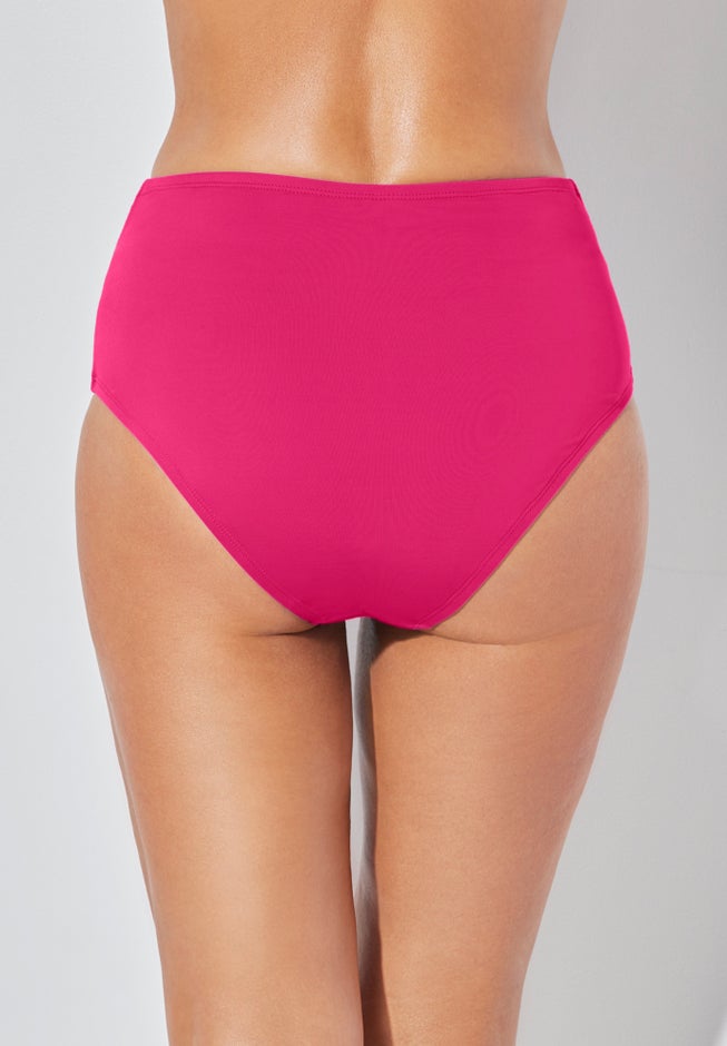 High Waist Twist Swim Brief image number 1