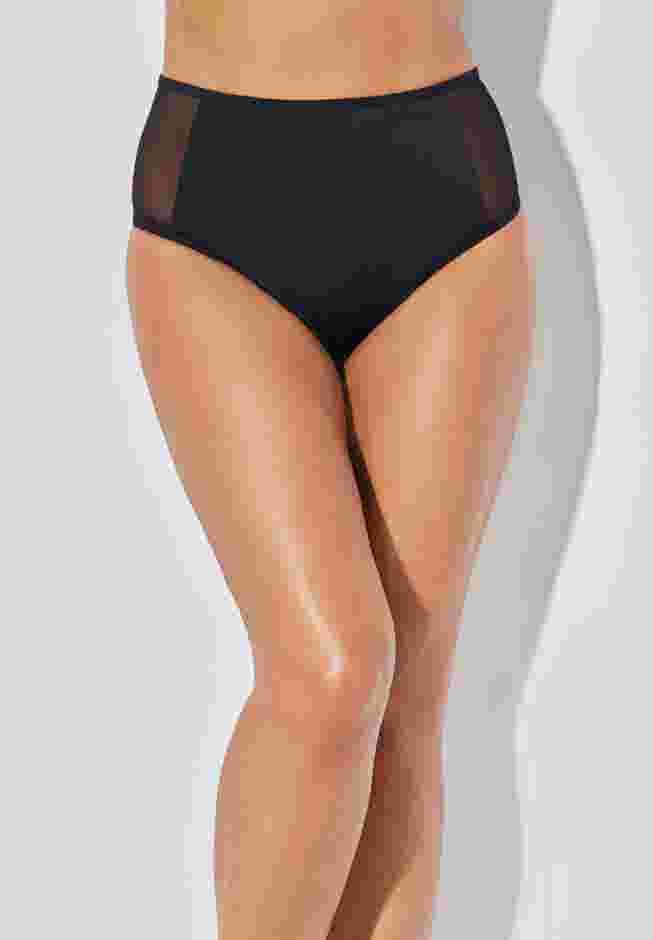 High Waist Mesh Bikini Brief image number 0