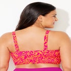 Bra Sized Tie Front Longline Underwire Bikini Top image number null