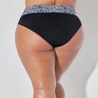 High Waist Cheeky Shirred Brief image number null