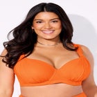 Bra Sized Drape Front Underwire Bikini Top image number null