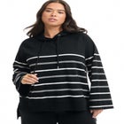 Bell-Sleeve French Terry Sweatshirt image number null