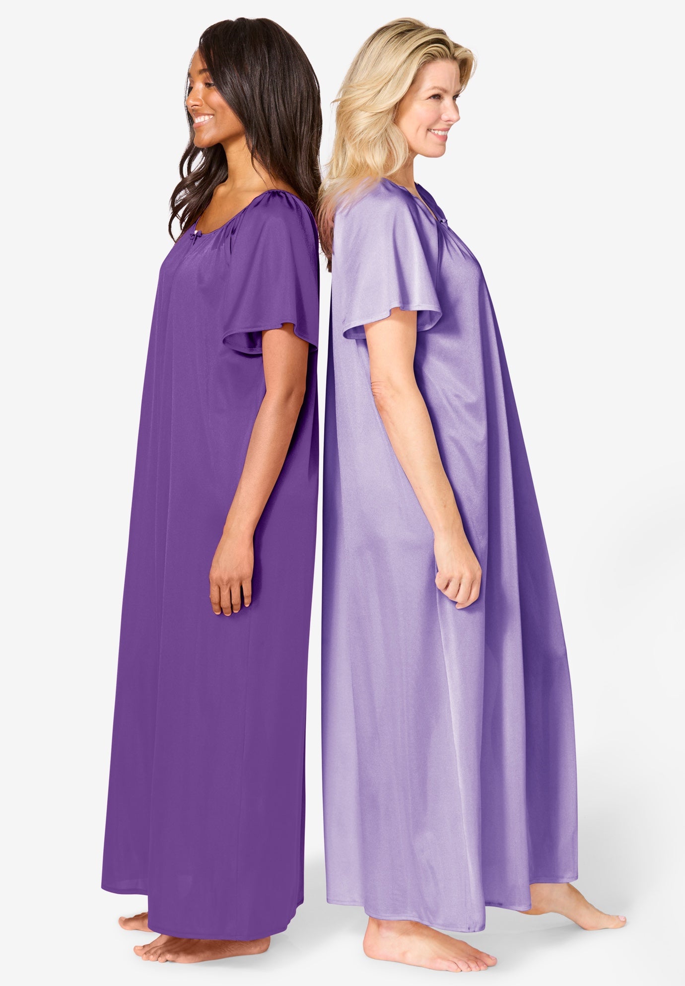 Long 2 Pack Tricot Gowns image number 2