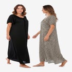 2-Pack Long Silky Gown image number null