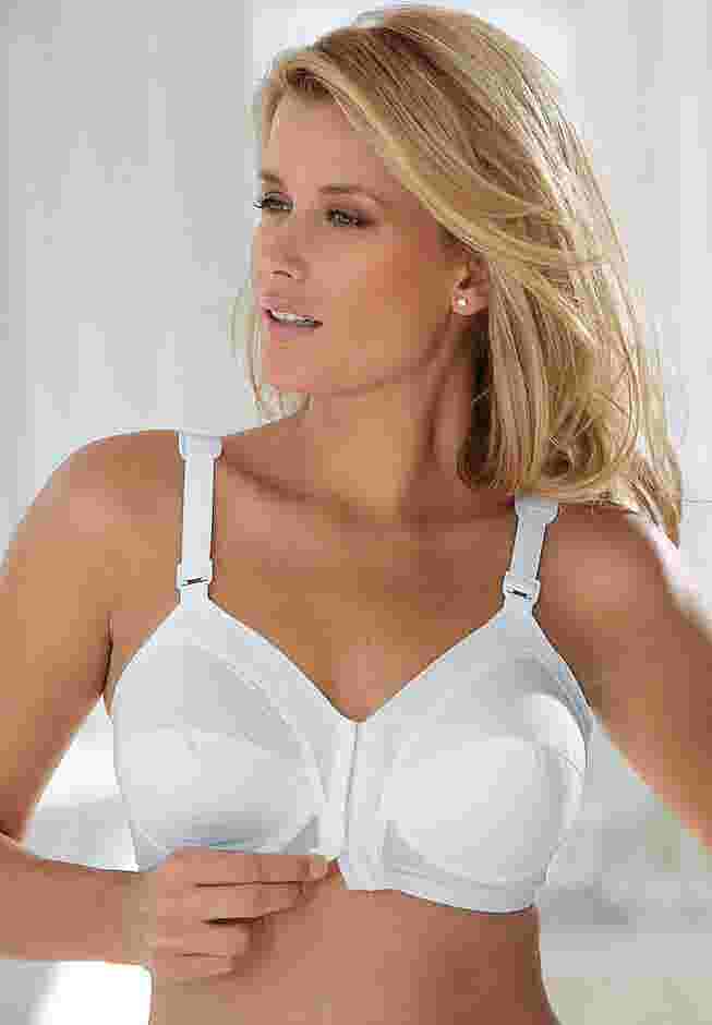 Exquisite Form® Fully® Front-Close Classic Support Wireless Bra image number 2