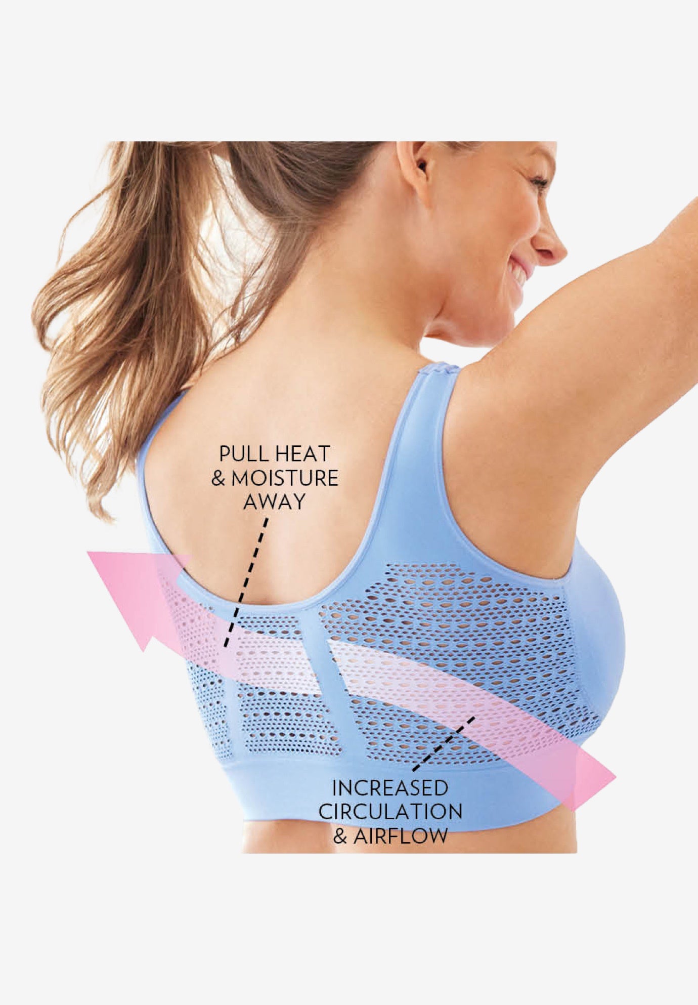 Wireless Cooling Seamless Bra image number 1