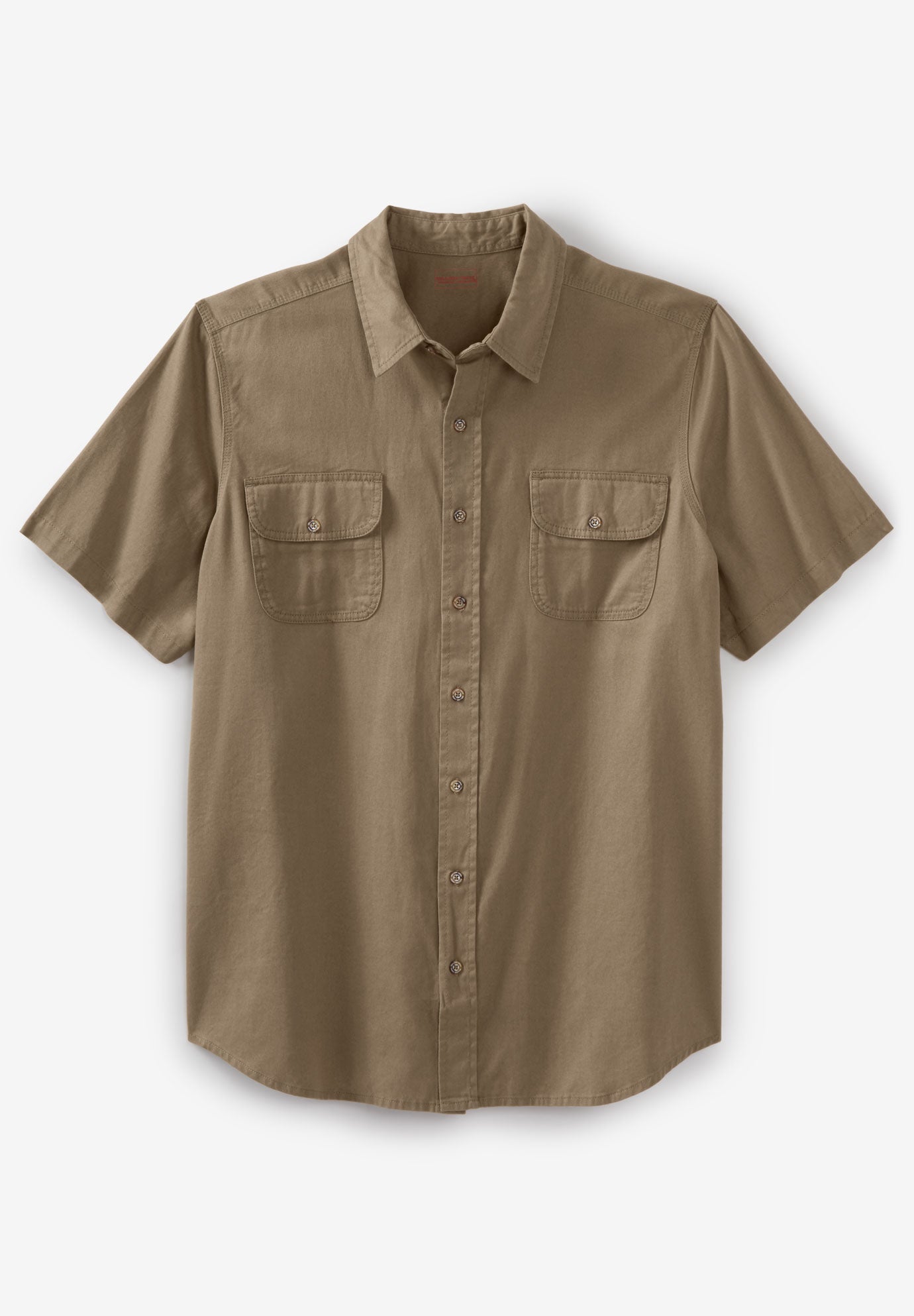 Short Sleeve Denim and Twill Shirt image number 0